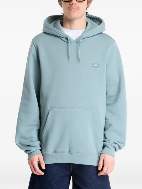 DICKIES Oakport logo-patch hoodie Blue DK0A4XCDL371