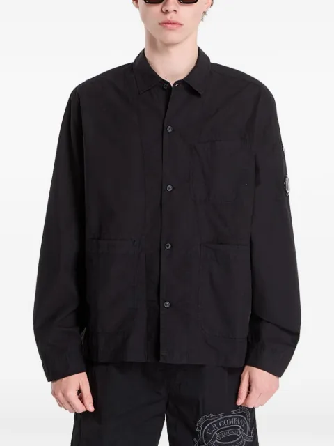 C.P. Company Lens-detail overshirt Black 20CMOS232A005328G999