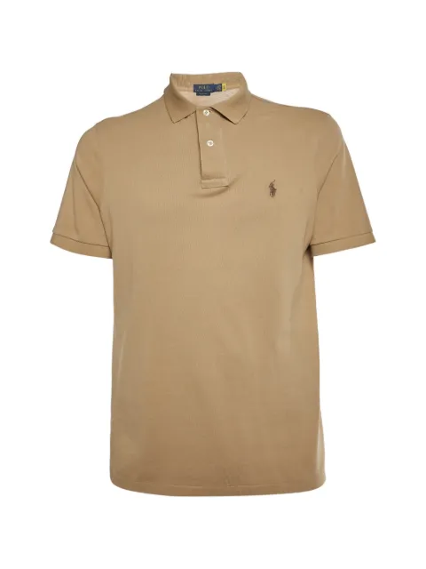 Polo Ralph Lauren Vintage short-sleeve cotton polo shirt Brown 1327046