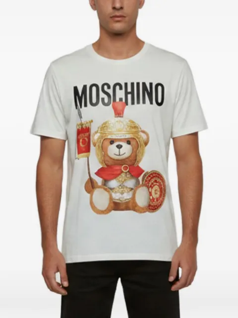 Moschino Pre-Owned logo-print T-shirt White 1343879