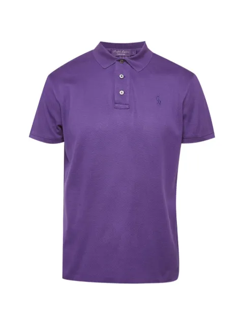 Ralph Lauren Vintage Purple Label pique polo T-shirt Purple 1308716