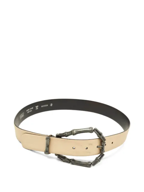 Gianfranco Ferré Pre-Owned bamboo-effect buckle belt Neutrals 1267227