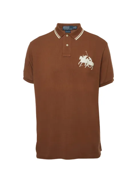 Polo Ralph Lauren Vintage logo-embroidered polo shirt Brown 1328301