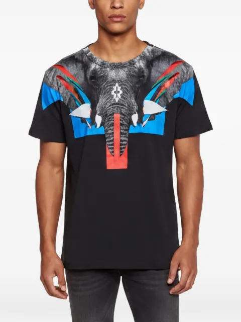 COUNTY OF MILAN Renca Elephant jersey T-shirt Black 1360702