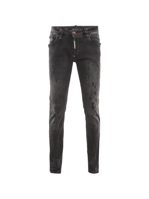 Philipp Plein distressed jeans Grey 1342518