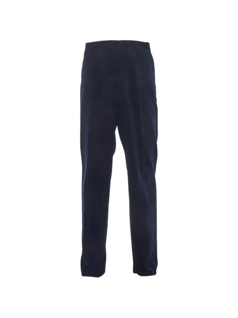Emporio Armani Pre-Owned corduroy trousers Blue 1360707