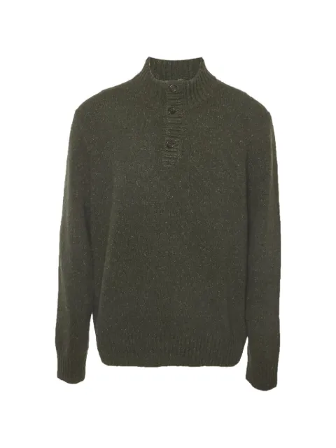 Polo Ralph Lauren Vintage button-up mock-neck sweater Green 1338889