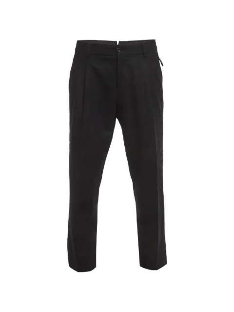 Burberry Pre-Owned straight-fit trousers Black 1313329