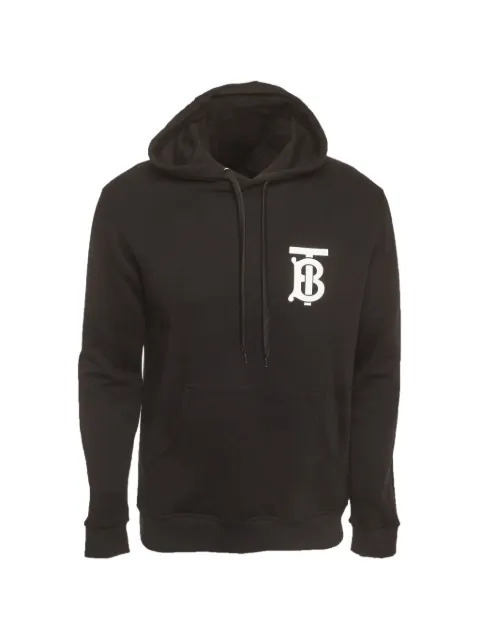 Burberry Pre-Owned logo-detail hoodie Black 1333562