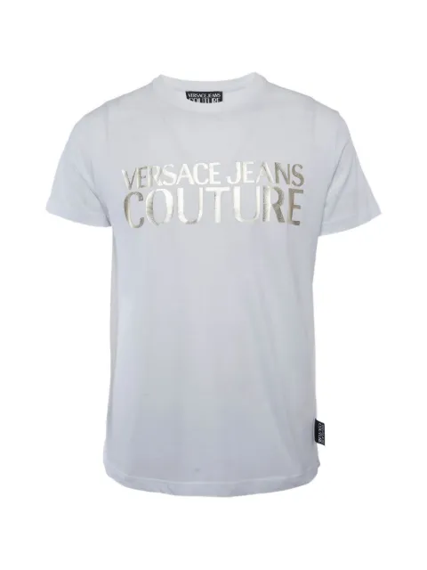 Versace Jeans Couture logo-print jersey T-shirt White 1316174