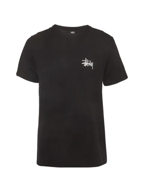 Stüssy logo-print cotton T-shirt Black 1330551