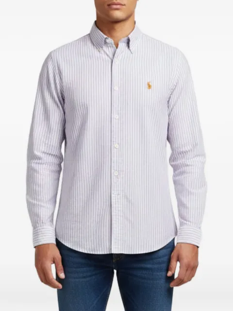 Ralph Lauren Vintage striped-pattern slim-fit shirt Purple 1346487