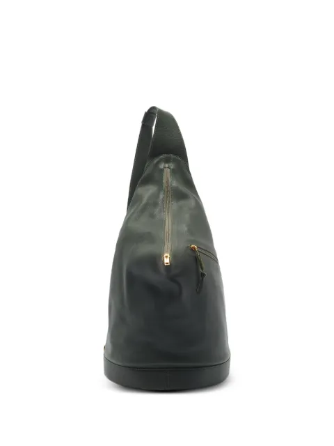 Loewe Pre-Owned Anton teardrop backpack Green 1354079