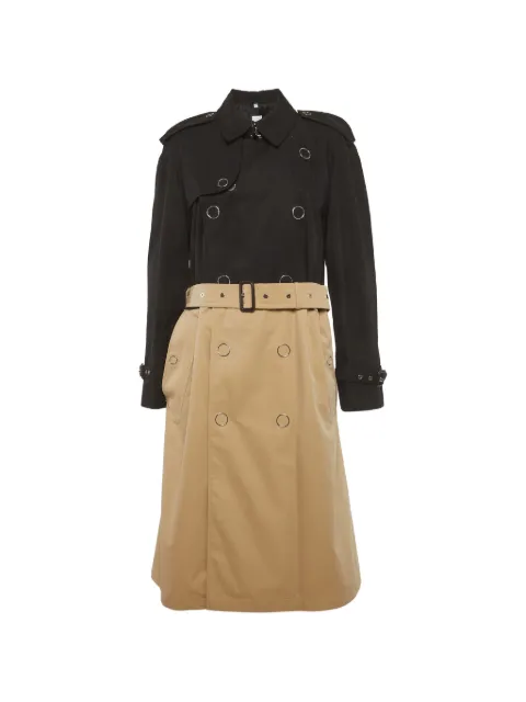 Burberry Pre-Owned double-breasted trench coat Neutrals 1288904