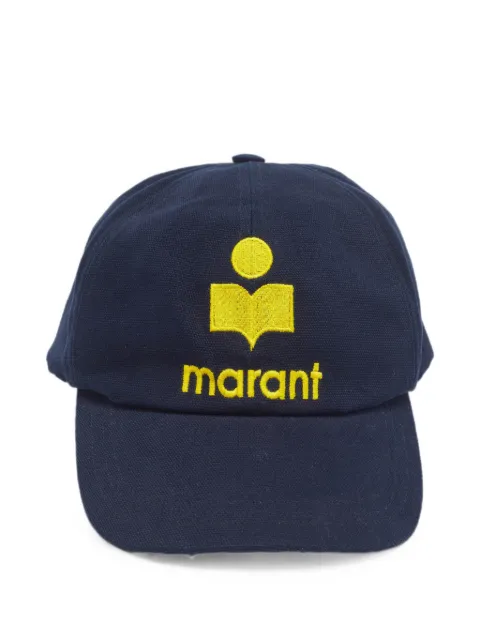 MARANT Tyron embroidered baseball cap Blue 1332348