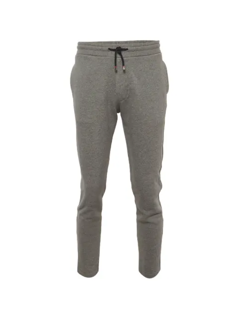 Carolina Herrera Vintage logo-embroidered track pants Grey 1332825