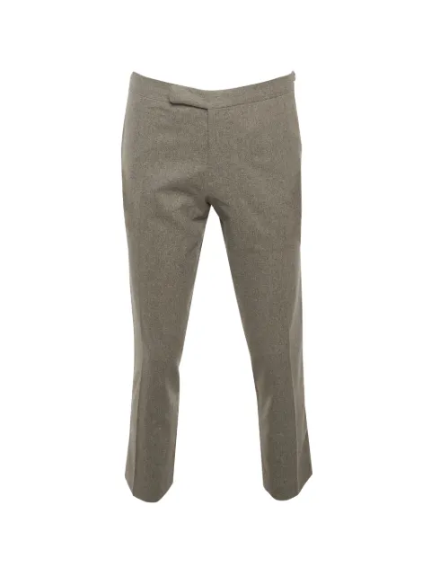 Ralph Lauren Vintage Purple Label side-stripe tailored trousers Grey 1309064