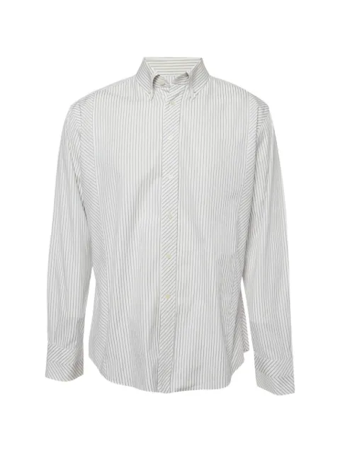Versace Pre-Owned City striped shirt White 1359659