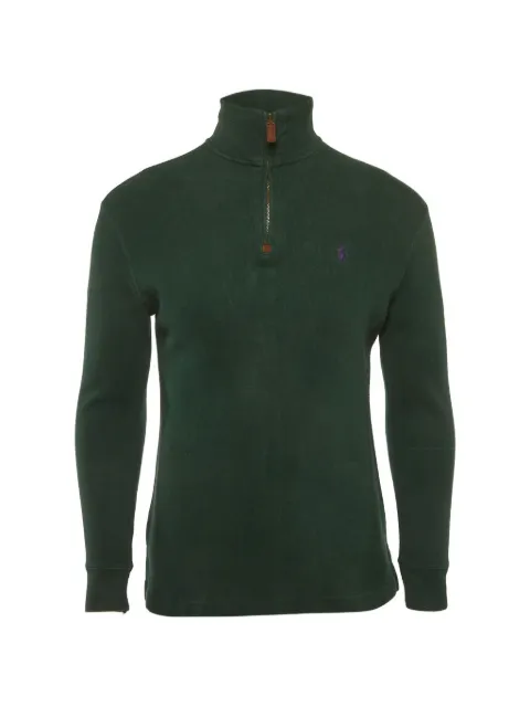 Polo Ralph Lauren Vintage quarter-zip knit sweater Green 1314633