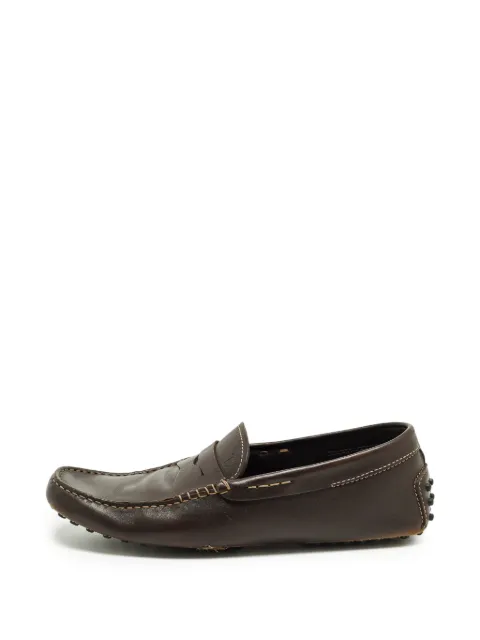 Tod's Vintage Gommino leather loafers Brown 1274906