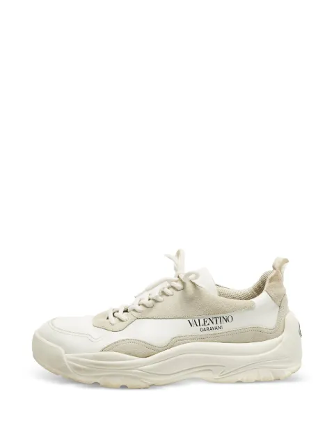 Valentino Garavani Pre-Owned Gumboy leather sneakers White 1306699