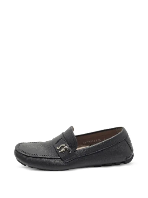 Ferragamo Pre-Owned Gancini loafers Black 1357633
