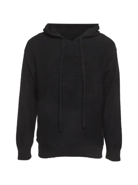 Versace Pre-Owned Medusa drawstring hoodie Black 1300178