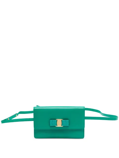 Ferragamo Pre-Owned Vara Bow belt bag Green 1289938