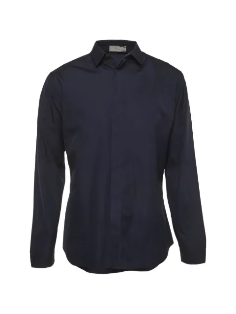 Christian Dior Pre-Owned poplin shirt Blue 1332462