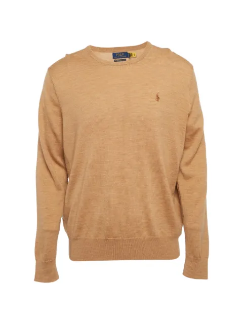 Polo Ralph Lauren Vintage Pony-motif wool sweater Neutrals 1309765