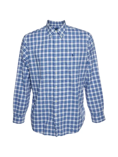 Ralph Lauren Vintage plaid button-down shirt Blue 1331732