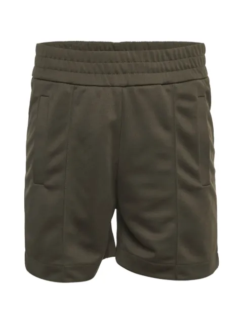 Palm Angels logo curved-hem shorts Brown 1330957