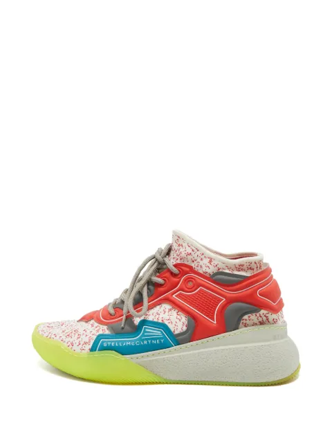 Stella McCartney Pre-Owned speckled knit sneakers White 1296139