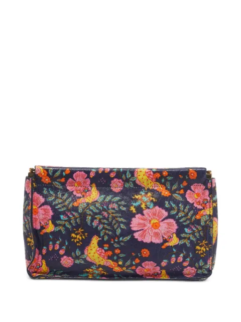 Jérôme Dreyfuss Clic Clac floral-print clutch bag Blue 1341720