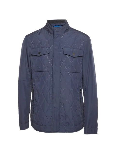 BOSS GREEN HUGO BOSS quilted layered jacket Blue 1309247