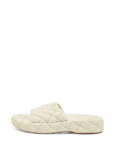Bottega Veneta Pre-Owned quilted leather sandals Neutrals 1338083