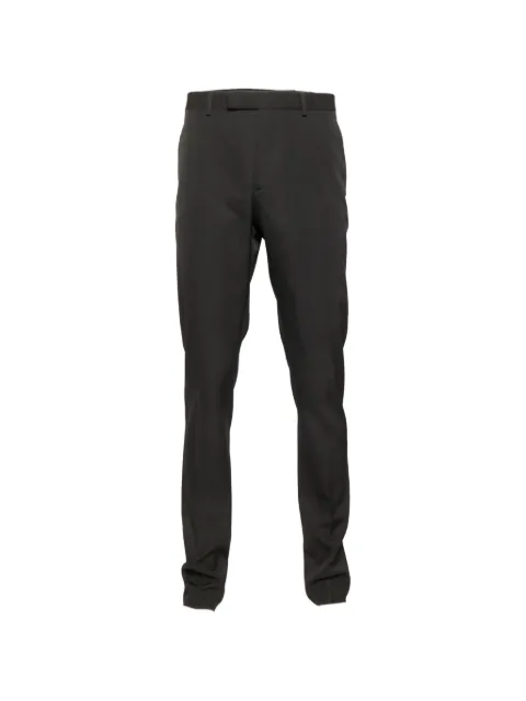 Christian Dior Pre-Owned wool tailored trousers Black 1291587