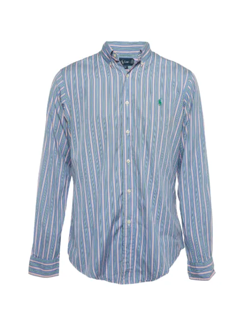 Ralph Lauren Vintage striped-pattern button-down shirt Blue 1332537