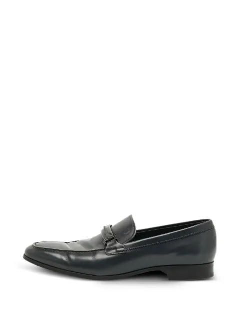 Tod's Vintage buckle-detail penny loafers Blue 1312582
