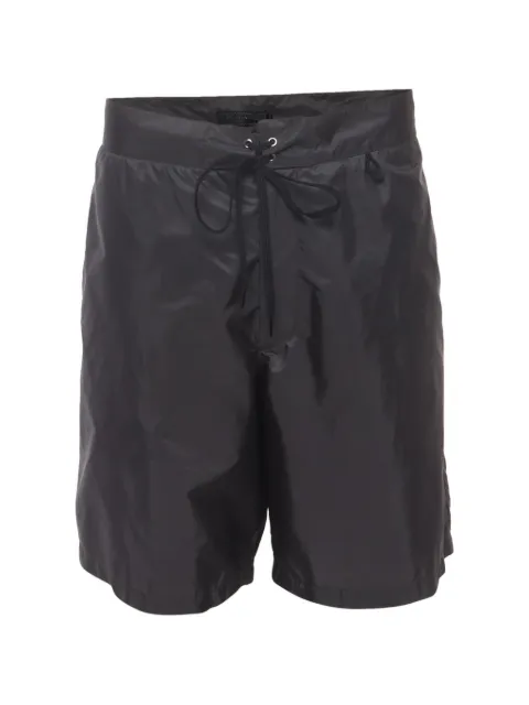 Prada Pre-Owned drawstring swim shorts Grey 1335826