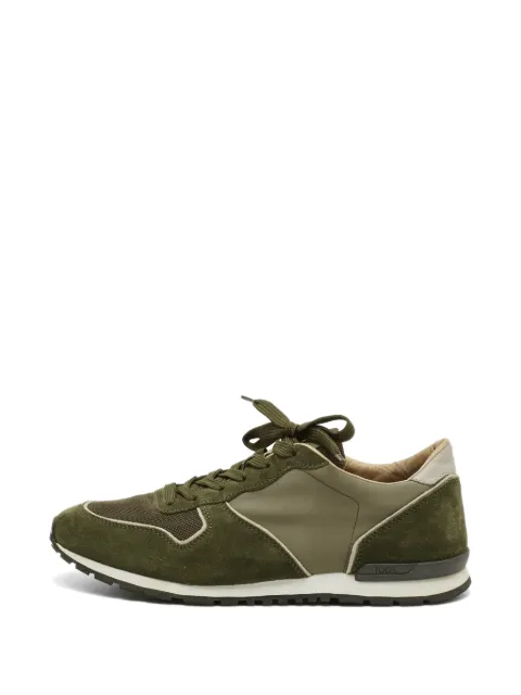 Tod's Vintage mesh suede sneakers Green 1294006