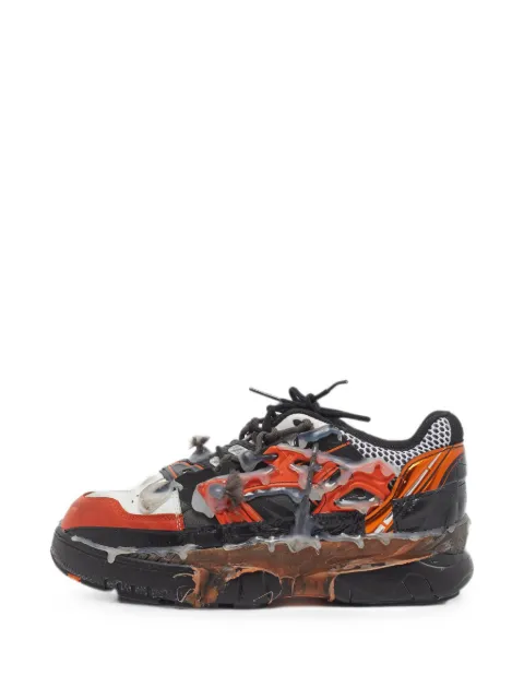 Maison Martin Margiela Pre-Owned Fusion leather sneakers Orange 1334822