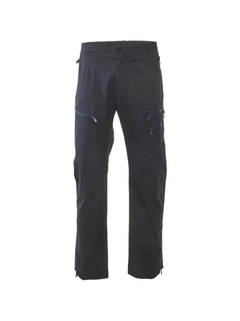 Versace Pre-Owned zip-detail cargo pants Blue 1317193