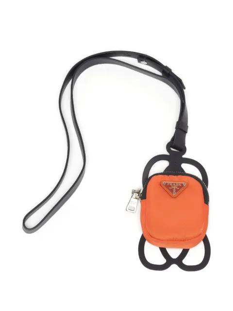 Prada Pre-Owned Re-Nylon smartphone case Black 1315025