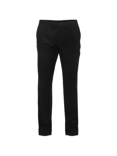 BOSS straight-fit wool trousers Black 1342646
