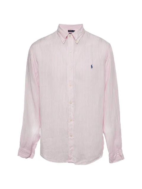 Polo Ralph Lauren Vintage striped linen shirt Pink 1327603