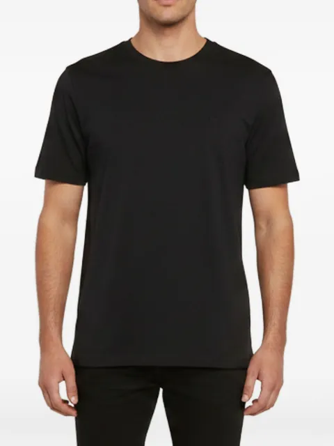 Fendi Pre-Owned embroidered logo T-shirt Black 1355176