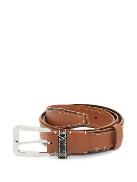 Goyard Pre-Owned 2024 Fregate leather belt Neutrals 1358675