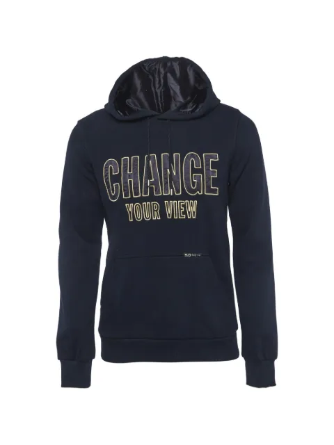 Dolce & Gabbana Pre-Owned long-sleeve drawstring hoodie Blue 1281362