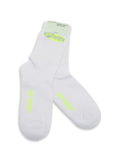 Off-White Pre-Owned logo-detail socks White 1283529